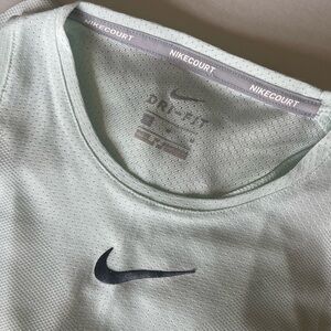 NikeCourt Light Green Athletic Top